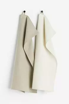 2-pack cotton tea towels