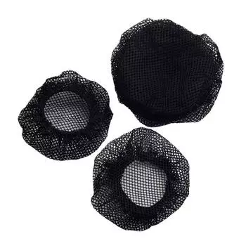 2 Pack Ladies Crochet Mesh Bun Cover Snood Hair Net Dance Hair Headwear Accessories чёрный