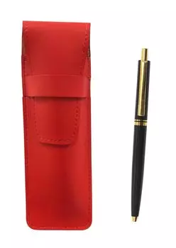 2 Pack Slim Cowhide Pencil Case Red AP300 1965 Reproduction Knock Type Metal Clip Mechanical Pencil Set Black T23-ASR-AP300S-B-2