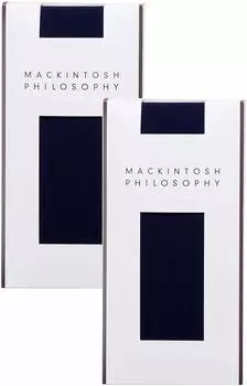 2 пары колготок 60 ден 707Q1001 черно-синие Япония L2L японский размер [Macintosh Philosophy] женские (Бедра 90-103см, рост 155-170см)