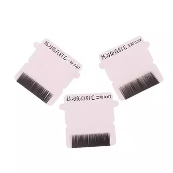 2 пакета подлинных настоящих бровей AI Master Practice нативные клонированные волосы бровей без волосяных фолликулов для начинающих практика