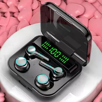 2 пары беспроводных наушников для влюбленных пар Bluetooth-наушники Стерео музыка HiFi CVC8.0 с шумоподавлением Большая емкость для всех смартфонов