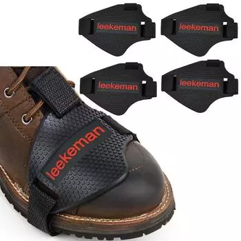 2 пары чехлов для мотоциклетных переключателей передач, черные резиновые защитные накладки для обуви, аксессуары для экипировки мужчин и женщин чёрный