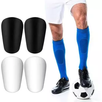 2 пары черно-белых мини-щитков для защиты голени для молодежи и взрослых
