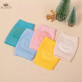 2 пары детских наколенников, защитные накладки на ноги, детские хлопковые налокотники для ползания, наколенники One size жёлтый