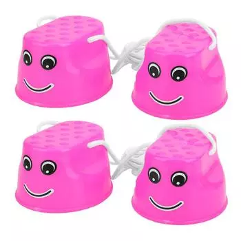 2 пары детских тренажеров, утолщенные ходули, обувь для детей, балансирующие ноги, ходьба, игрушка