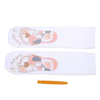 2 пары длинных носков с фиксирующей фиксацией, мягкие хлопковые нескользящие носки с фиксирующей фиксацией, набор для