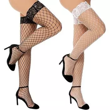 2 пары дышащих сетчатых чулок, нейлоновые легкие гольфы, классические высокие носки, приятные для кожи