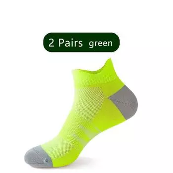 2 пары фитнес-носков до щиколотки для спорта, мужские и женские, сетчатые, дышащие, быстросохнущие, для велоспорта, бега, улицы, велоспорта, путешествий, носки-невидимки