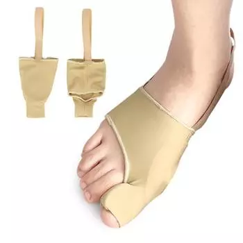 2 пары фиксаторов для пальцев ног с массажным шариком для стопы, ортопедический набор для коррекции косточки большого пальца ноги, разделитель большого пальца ноги, подушечки для снятия боли, распорки для пальцев ног L