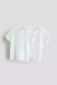 2 пары хлопковых футболок