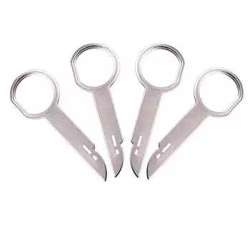 2 пары инструментов для снятия автомобильного радиоприемника, автомагнитолы, CD, стереосистемы, инструменты для извлечения ключей VW, специальный инструмент для разборки