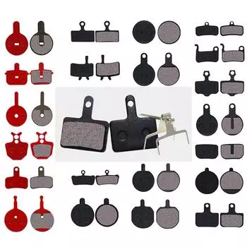 2 пары MTB велосипедных гидравлических дисковых полуметаллических тормозных колодок для Shimano SRAM AVID HAYES Magura ZOOM часть велосипедного велосипеда 01B