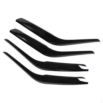 2 пары накладок на ручку внутренней двери для x1 E84, накладка на панель, автомобильные аксессуары, левая и правая сторона Matte Black