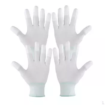 2 пары нейлоновых стеганых перчаток для машинного шитья