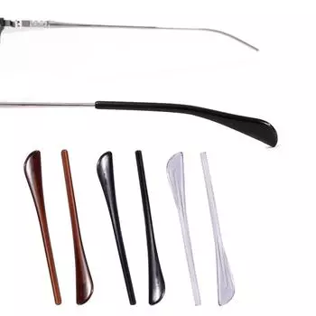 2 пары нескользящих сменных чехлов для очков