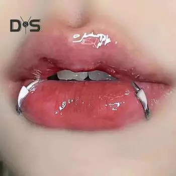2 пары ногтей для губ, Хэллоуин, косплей, клыки, нержавеющая сталь, гладкая непирсинг, полированная маскарадная вечеринка, украшения для губ, шпильки для губ 2 Pairs