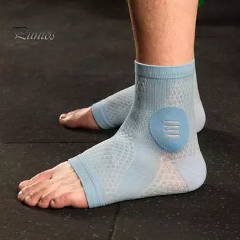 2 пары носков для невропатии, дышащие мужские и женские обезболивающие, компрессионные рукава для ног, без пальцев, артрит, защита лодыжки, поддерживающий бандаж XL синий