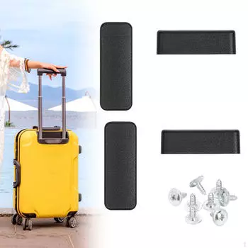 2 пары ножек для нижних штифтов чемодана, запасные части, прочные аксессуары с винтами Style C