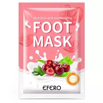 2 пары отшелушивающих масок для ног с вишней, носки для педикюра, отшелушивающий скраб для ног, маска для удаления омертвевшей кожи с пяток, маска для пилинга ног для спа-салона ног