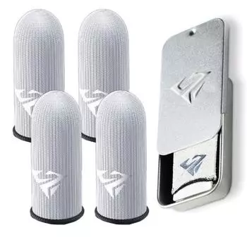 2 пары перчаток на пальцах для мобильных игр, устойчивые к поту, противоскользящие, с рукавами для сенсорного экрана, дышащие игровые перчатки на пальцах