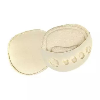 2 пары подушечек для передней части стопы, компрессионные, против усталости, мягкие, с мягкой подкладкой, облегчение боли, подушки для ног для женщин S(3539yd) бежевый