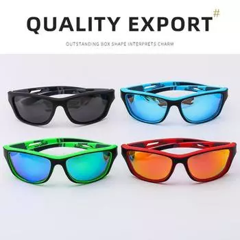 2 пары поляризованных солнцезащитных очков с защитой от ультрафиолета в стиле ретро с защитой от ветра и линзами из поликарбоната A