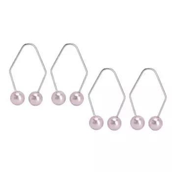 2 пары ямочек для лица, щек, мышц, упражнений, пирсинга, бесплатная нержавеющая сталь, легко носить фиолетовый