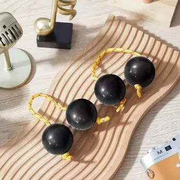 2 пары ритмических шаровых асалато ручных ударных инструментов погремушка асалато шейкер для взрослых красный