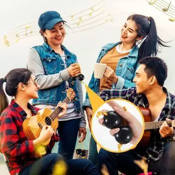 2 пары ритмических шаровых асалато ручных ударных инструментов погремушка асалато шейкер для взрослых и подростков жёлтый