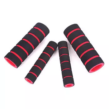 2 пары руля мотоцикла и велосипеда + рычаг тормозной муфты, мягкая губчатая крышка красный