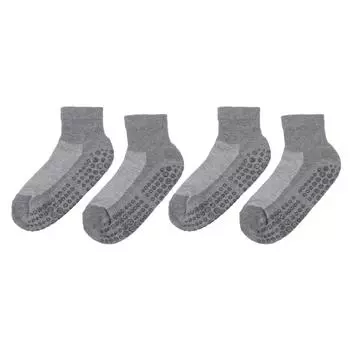 2 пары широких носков с захватами, дышащие, нескользящие, свободные носки для людей среднего возраста с ожирением, темные S