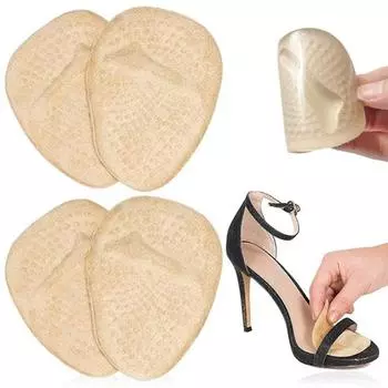 2 пары стельок с полуподушками, поглощающими пот, без деформации, профессиональные защитные приспособления для пальцев ног без запаха прозрачный