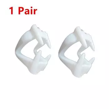 2 пары страшных пластиковых вампирских зомби клыков, детские белые искусственные зубы, реквизит для Хэллоуина