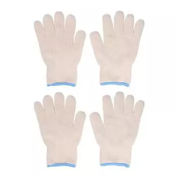 2 пары термоизолированных перчаток 300 термостойкие нескользящие антиожоговые рукавицы для печи барбекю