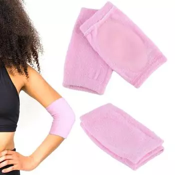 2 пары увлажняющих налокотников, дышащие гелевые накладки на локти для спа-ухода за кожей Q