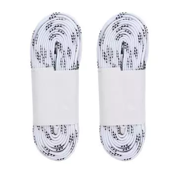 2 пары вощеных шнурков для хоккейных коньков с формованным наконечником, водонепроницаемые, предотвращающие попадание снега, шнурки для фигурного катания