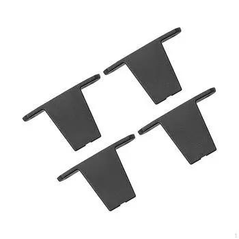 2 пары заклепок для багажа, сменная подставка для ног, черные подушечки для путешествий Style A