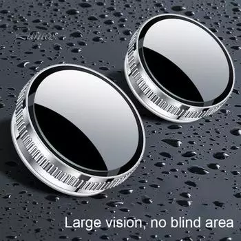 2 пары зеркал заднего вида, выпуклое зеркало для слепых зон, улучшенная защитная рама, совместимая с HD, широкоугольный обзор, регулируемый угол обзора 360 градусов, простая установка, боковая часть автомобиля A