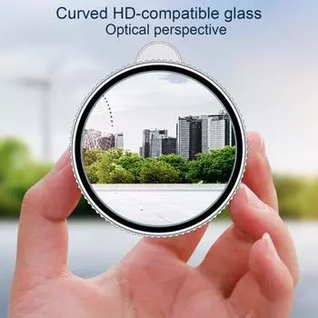 2 пары зеркал заднего вида, выпуклое зеркало для слепых зон, улучшенная защитная рама, совместимая с HD, широкоугольный обзор A