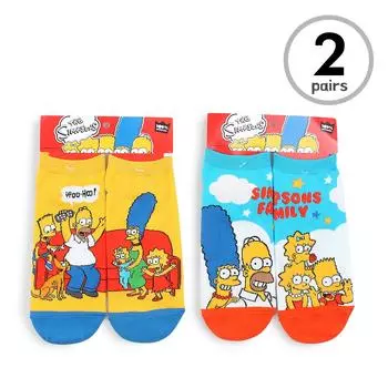 (2 пары) Женские носки Simson Odd для мальчиков и девочек KP12 22 cm - 25 cm