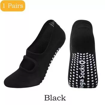 2 пары женских носков для йоги, хлопковые силиконовые нескользящие балетные носки для пилатеса, дышащие, бандажные, с открытой спиной, для танцев, для спорта