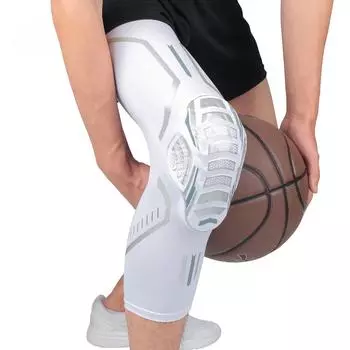 2 шт. баскетбольные наколенники компрессионный рукав наколенник поддержка протектор для мужчин фитнес волейбольная поддержка снаряжение XS