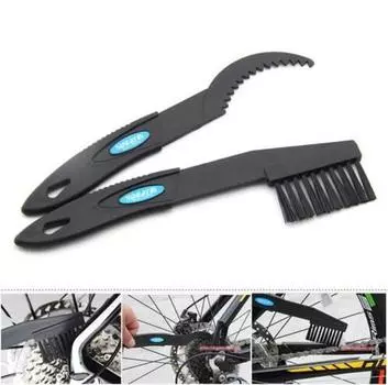 2 PCS Bicycle Chain Clean Brush Cleaning Bike Cycling Cleaner Scrubber Tool Bicycle Repair Tools Hot