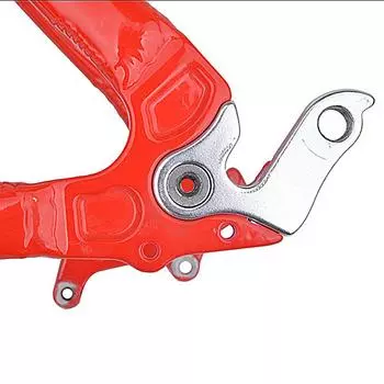 2 Pcs Bike Bicycle Standard Rear Derailleur Gear Mech Hanger Bracket Nut & Bolt Steel Cycling Frame Gear Tail Hook Parts