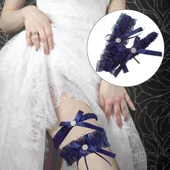2 шт. свадебная подвязка для свадебных подвязок невесты декор для украшения ремней кружева нога 18X13CM