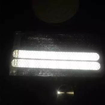 2 Pcs Car Reflector Rearview Stickers Mirror Reflective Tape Car Accessories Exterior Reflex Tape Reflective Strip красный