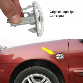 2 шт. Автомобильные указатели поворота, боковые фонари для Citroen C2 Elysee Picasso Peugeot 307 206, автомобильные аксессуары серый