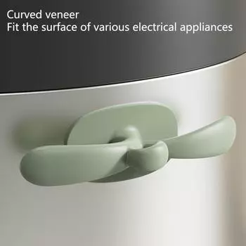 2 шт. держатели зарядных устройств, большая несущая способность, бытовые принадлежности, простая установка, настенный кабель, держатели для кабеля данных, безопасное управление кабелями зелёный