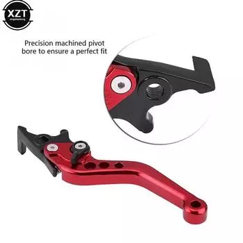 2 шт. ручка сцепления Simson Tuning универсальная CNC сплав мотоциклетная тормозная ручка регулируемый размер мото мотоциклетные тормозные рычаги красный